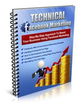 Product picture Technical Facebook Marketing